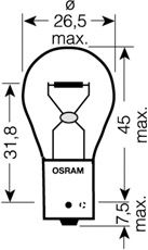Купить запчасть OSRAM - 7507 