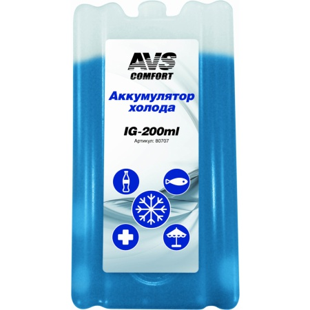 Купить запчасть AVS - 80707 Аккумулятор холода AVS IG-200ml (пластик)